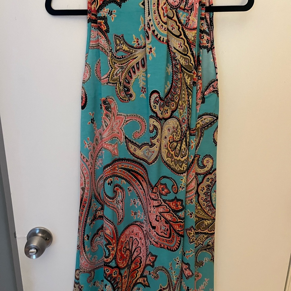 Paisley Print Mini Dress